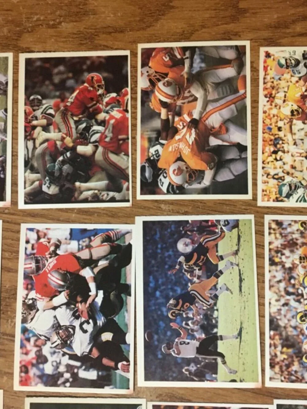 1986 JENO'S PIZZA ROLLS NFL ACTION STICKERS FOOD ISSUE COMPLETE SET OF 56